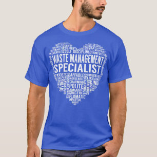 Waste Management Specialist Heart T-Shirt