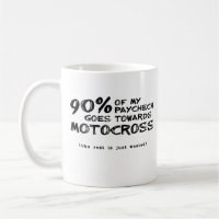 Wasted Money Dirt Bike Motocross Mug