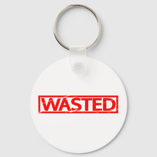 Wasted Stamp Key Ring
