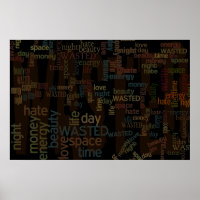 Wasted Words Collage