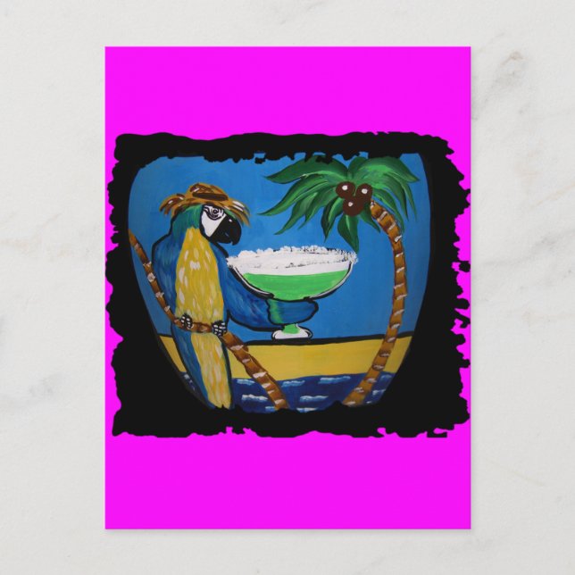 Wastin Away Parrots Postcard (Front)