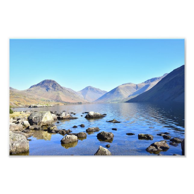 Wastwater And The Langdales, Lake District  Photo Print (Front)