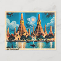 Wat Arun Bangkok Vintage Travel