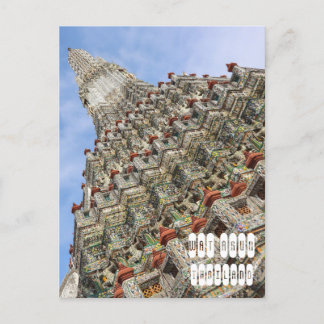 Wat Arun in Thailand Holiday Postcard