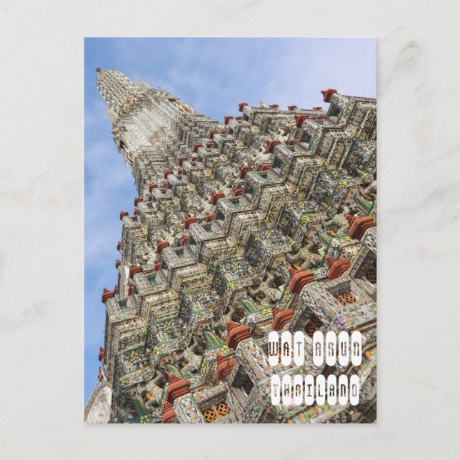Wat Arun in Thailand Holiday Postcard (Front)