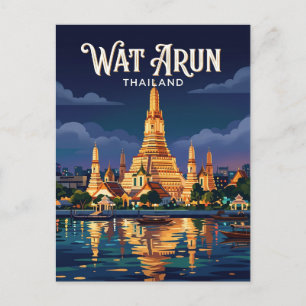 Wat Arun Thailand Postcard