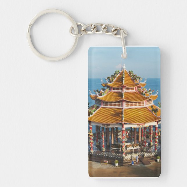 Wat Koh Loi ... Sriracha, Chonburi, Thailand Key Ring (Front)