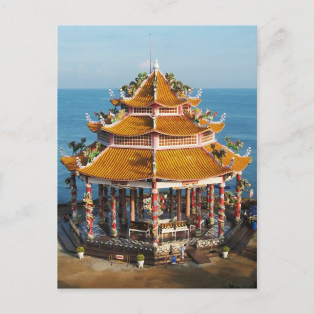 Wat Koh Loi ... Sriracha, Chonburi, Thailand Postcard (Front)