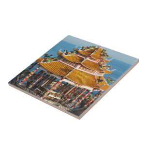 Wat Koh Loi ... Sriracha, Chonburi, Thailand Tile