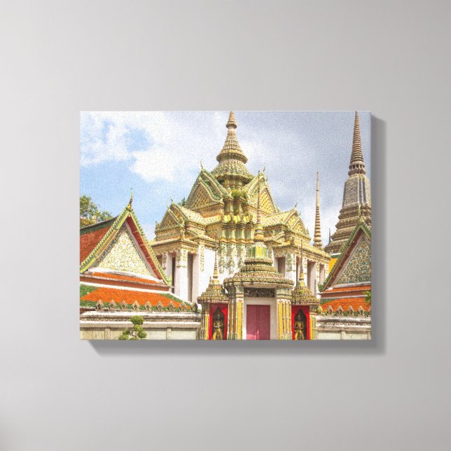 Wat Pho, Bangkok, Thailand Canvas Print (Front)