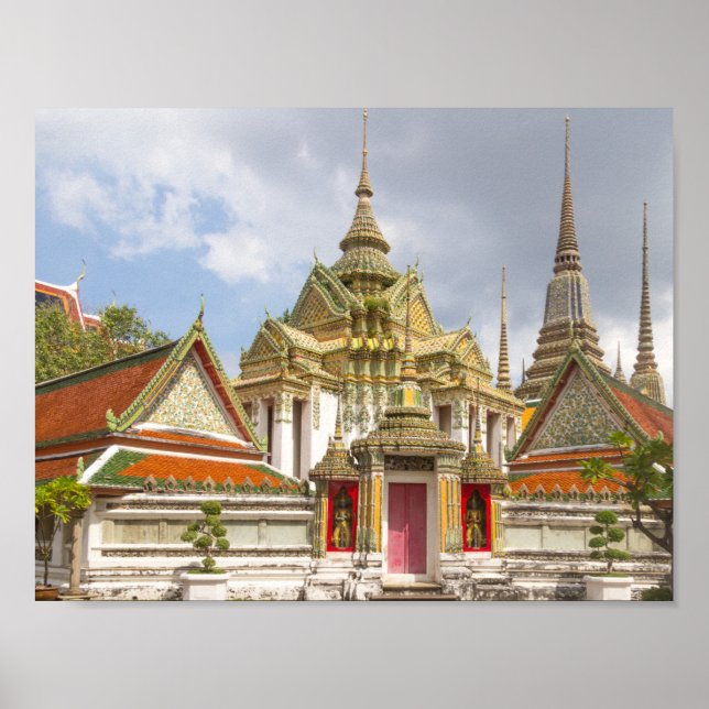 Wat Pho, Bangkok, Thailand Poster (Front)