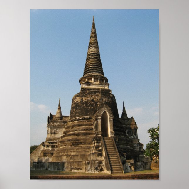 Wat Phra Si Sanphet ... Ayutthaya, Thailand Poster (Front)