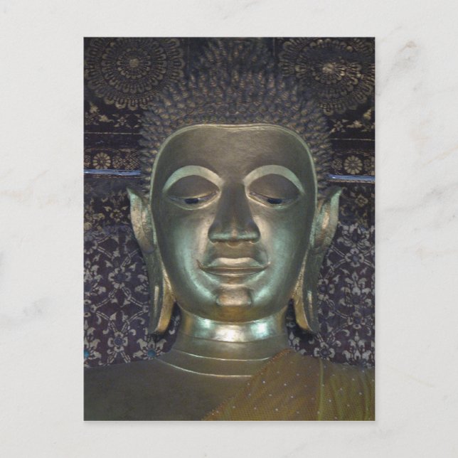 Wat Xieng Thong Buddha Postcard (Front)