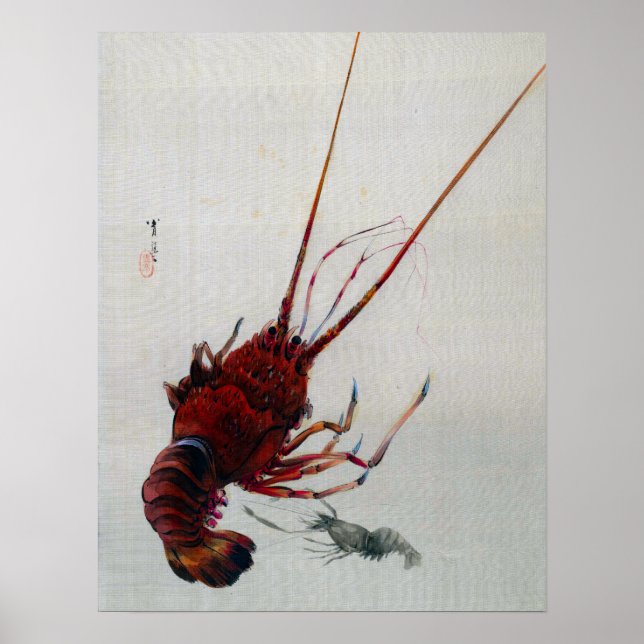 Watanabe Seitei Crayfish Poster (Front)