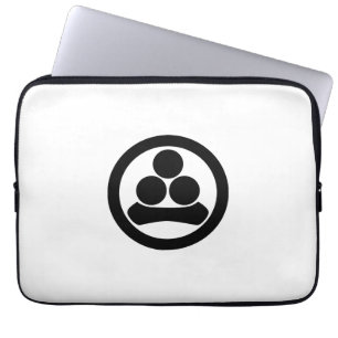 Watanabe star in circle laptop sleeve