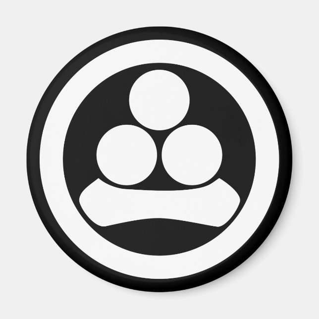 Watanabe star in circle magnet (Front)