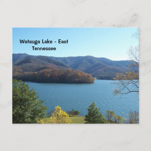 Watauga Lake in East Tennessee Postcard (Front)