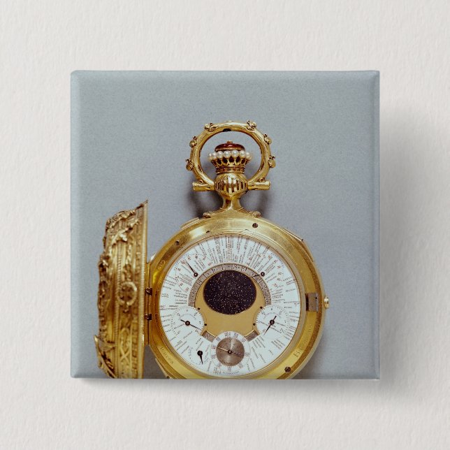 Watch, 1897-1901 15 cm square badge (Front)