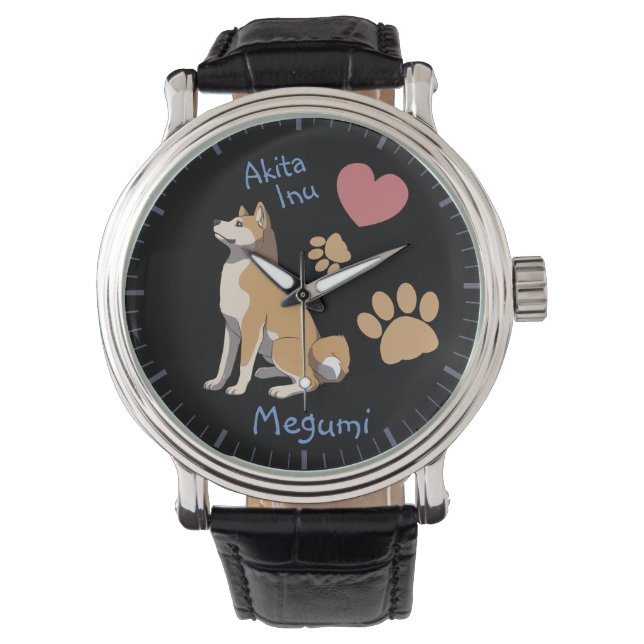 Watch Akita Inu Herren Armbanduhr (Front)