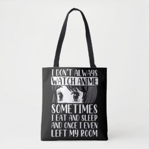 Watch Anime Otaku Girl Japanese Comic Manga Fan Tote Bag