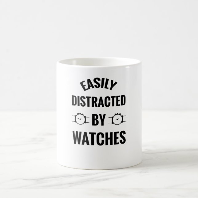 Watch Collector | Watch Lover Watch Collecting Coffee Mug (Center)