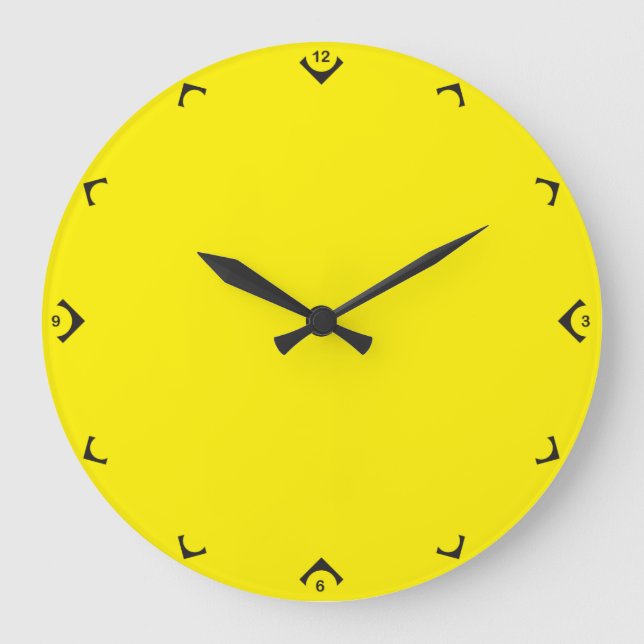Watch dial with numbers large clock (Front)