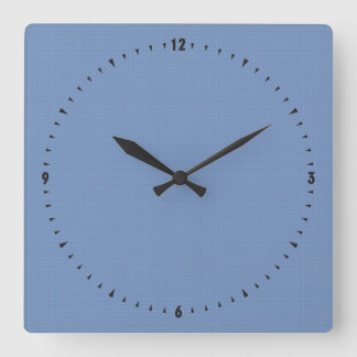 Watch dial with numbers square wall clock