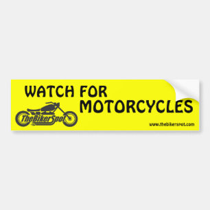 Watch for Motorcycles Bumper Sticker