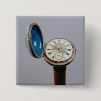 Watch gadget cane (cloisonne enamel)