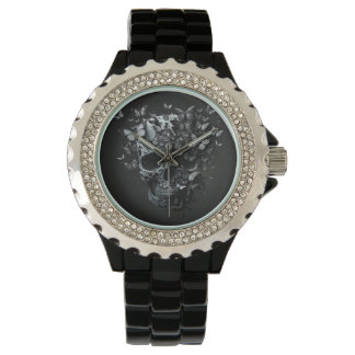 Watch!  Gothic Lady's Watch.  Skull Wrist Watch