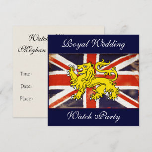 Watch Harry and Meghan Tie The Knot Royal Wedding Invitation