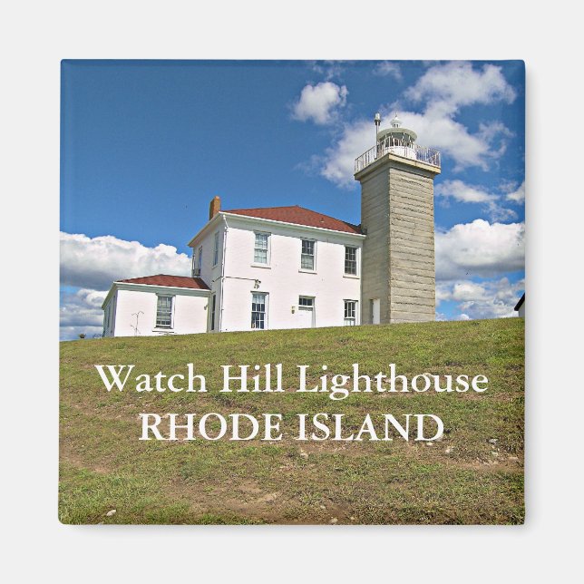 Watch Hill Lighthouse, Rhode Island Magnet (Front)