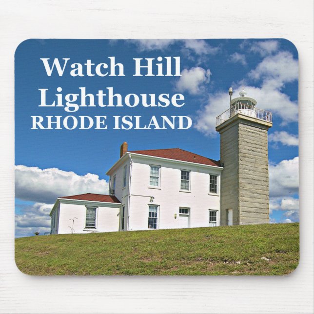 Watch Hill Lighthouse, Rhode Island Mousepad (Front)