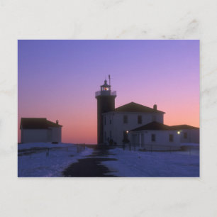 Watch Hill Lighthouse Rhode Island Postcard