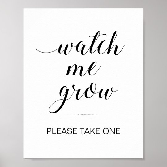 watch me grow baby