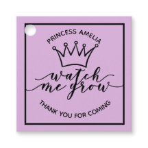 Watch Me Grow Lilac and Black Royal Favour