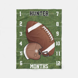 Watch Me Grow - Sport Football 🏈 Fleece Blanket