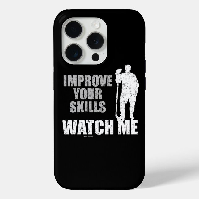 Watch Me (Hockey) Case-Mate iPhone Case (Back)