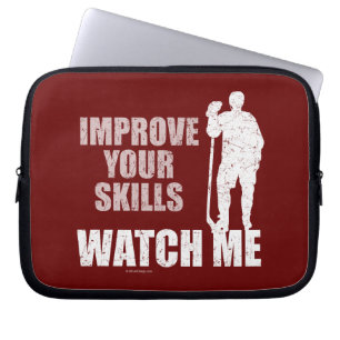 Watch Me (Hockey) Laptop Sleeve