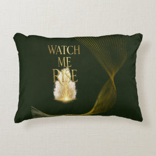 Watch Me Rise - Full Coverage Version Decorative Cushion
