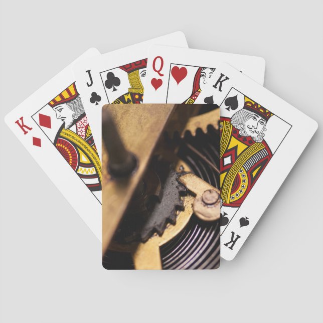 Watch Mechanics Abstract Playing Cards (Back)