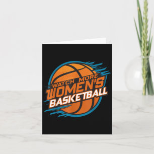 Watch More Womens Basketball Support Women Card