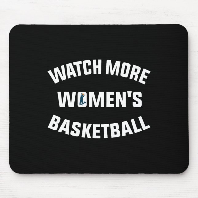 Watch More Women's Sketll 1  Mouse Mat (Front)