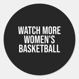 Watch More Women's Sketll 2 Classic Round Sticker