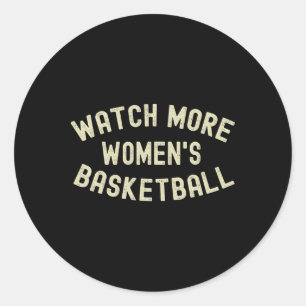 Watch More Women's Sketll Sketll Player Sketll Spo Classic Round Sticker