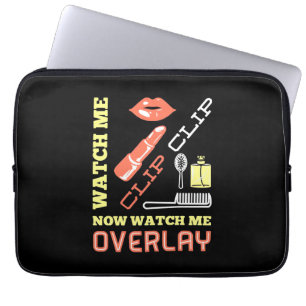 Watch Nail Artist Overlay Laptop Sleeve