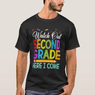 Watch Out 2nd Grade Crew Back To First Day Of Scho T-Shirt