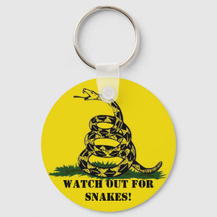 Watch out for snakes! key ring