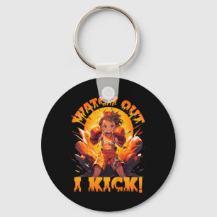 Watch Out - I Kick! Thai Boxing Muay Thai Kickboxi Key Ring