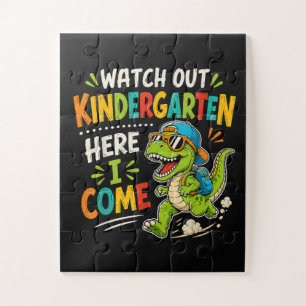 Watch Out Kindergarten Here I Come Dino Jigsaw Puzzle